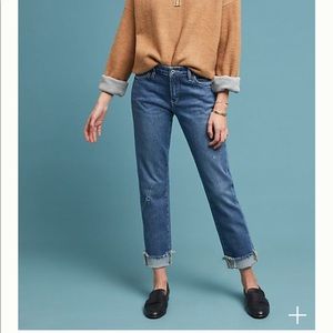 Pilcro and the Letterpress Slim Boyfriend Jean